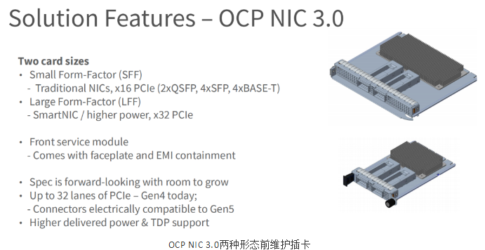 即將一統天下的OCP NIC 3.0及其未來(圖3) 即將一統天下的OCP NIC 3.0及其未來(圖3)